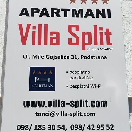 Apartments Villa Split Ποντστράνα Εξωτερικό φωτογραφία
